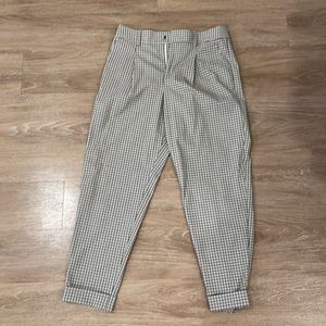 banana republic plaid dress pants